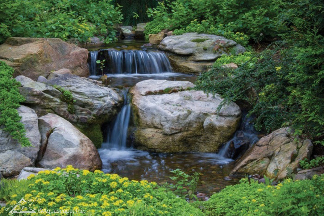 Medium Pondless Waterfall Kit - 5m Stream with 8,000lph-15,000lph adjustable flow pump
