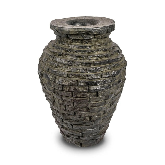 Mini Stacked Slate Urn - 34cm