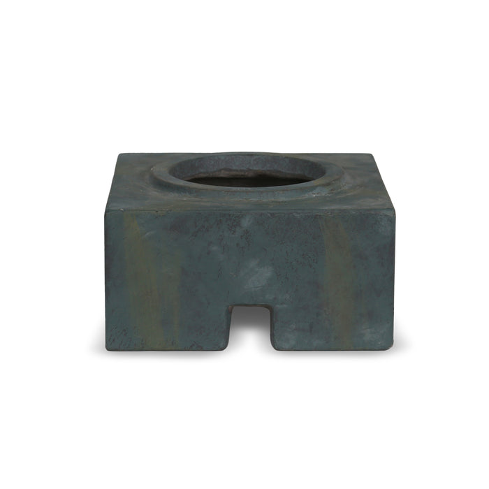 Spillway Fountain Stand 15cm - Patina (suits 49cm Bowl)