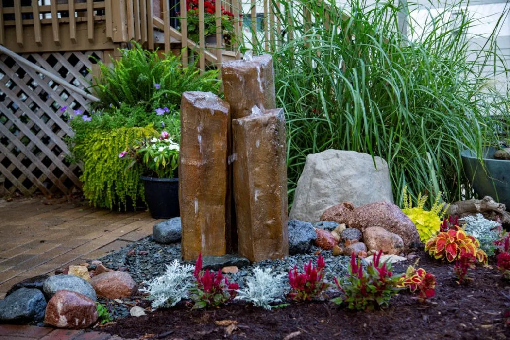 Faux Basalt Columns - Set of 3 Fountain Kit