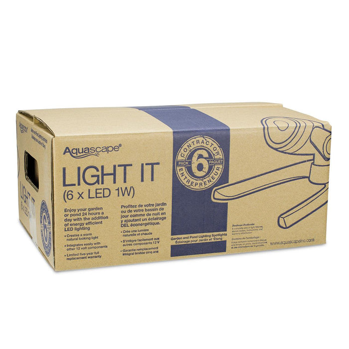 1-Watt Spotlight - 6 Pack - Aquascape Australia