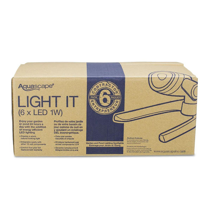 1-Watt Spotlight - 6 Pack - Aquascape Australia