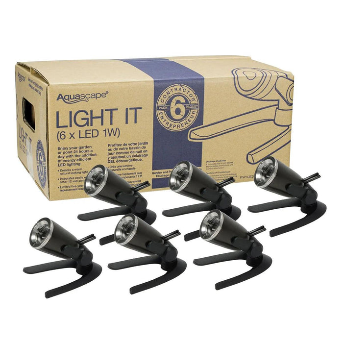 1-Watt Spotlight - 6 Pack - Aquascape Australia