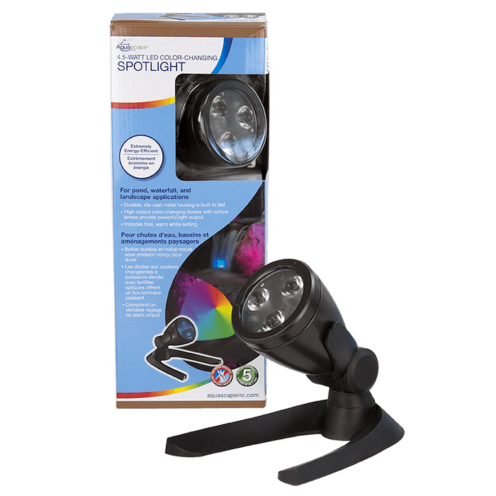 4.5-Watt LED Color-Changing Spotlight - Aquascape Australia