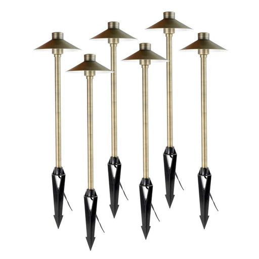 Path & Area 3-Watt LED Hat Top Landscape Light | 6 Pack - Aquascape Australia