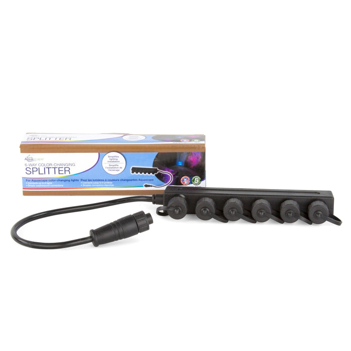 6-Way Color-Changing Splitter - Aquascape Australia