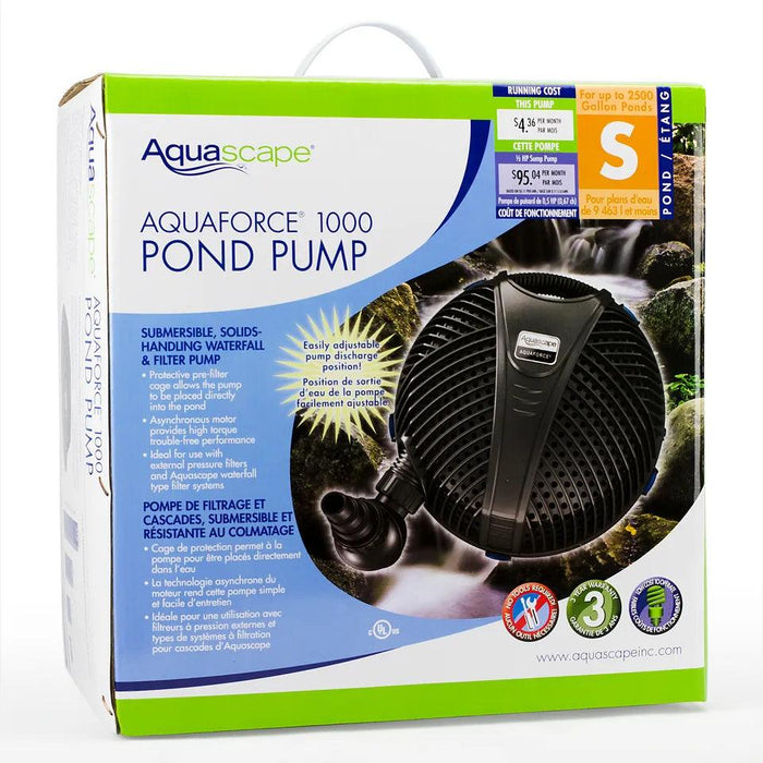 AquaForce® 1000 Solids-Handling Pond Pump - Aquascape Australia
