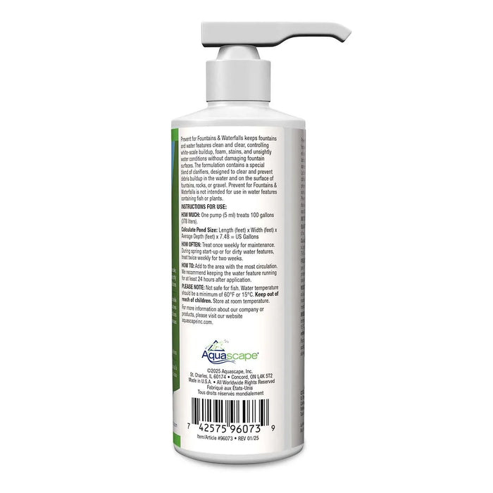 Prevent For Fountains & Waterfalls