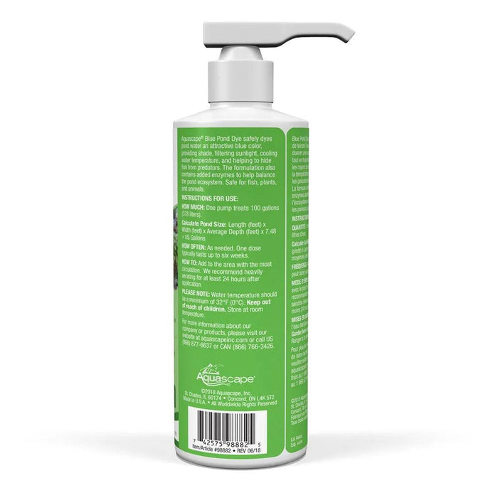 Blue Pond Dye 236ml - Aquascape Australia