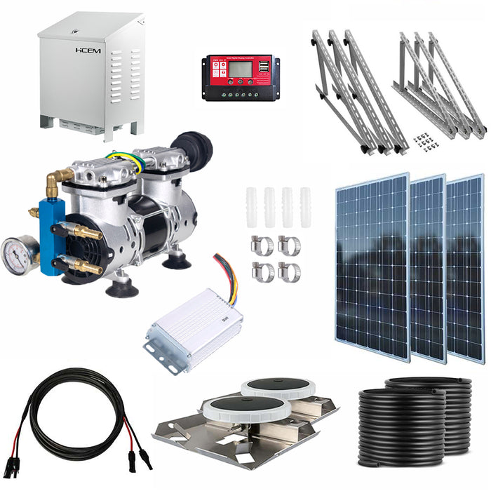 ASA 24V Solar - 1/2hp Kit - 2 Diffusers