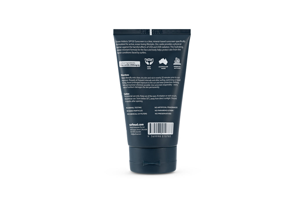 Surfmud Ocean Addicts Sunscreen SPF 30 - 125g
