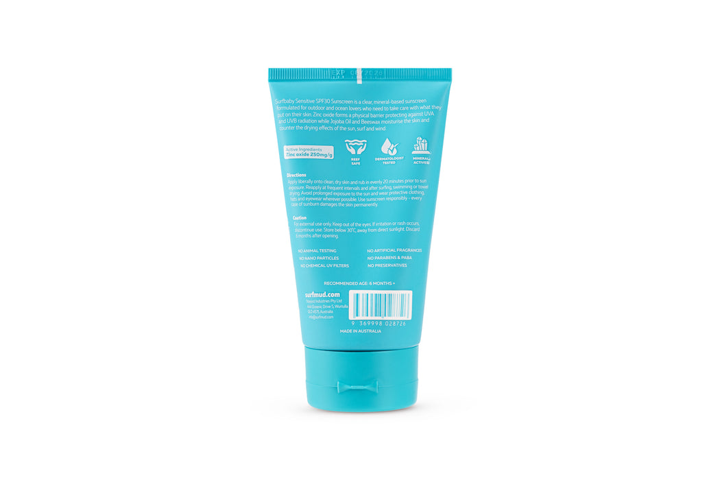 SurfBaby Sensitive Sunscreen SPF30 - 125g