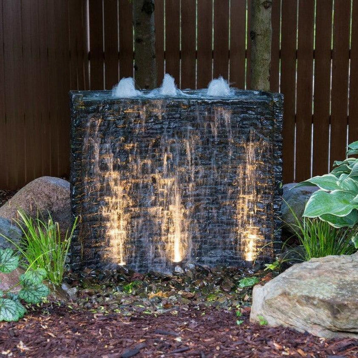 Stacked Slate Spillway Wall 81cm Landscape Fountain Kit - Aquascape Australia