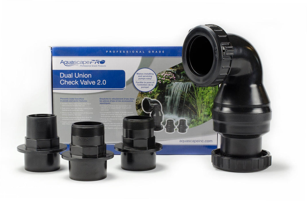 Dual Union check valve 2.0 - Aquascape Australia